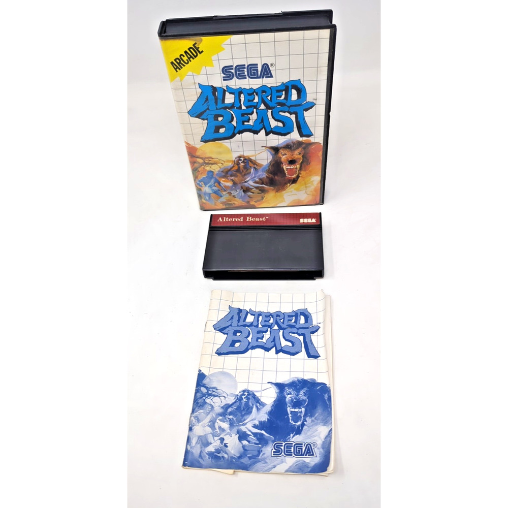 Altered Beast Sega Master System w/ Manual fast shipping Arcade classic